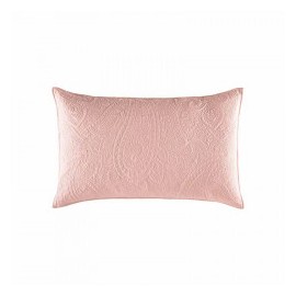 Funda de almohada voga rosa